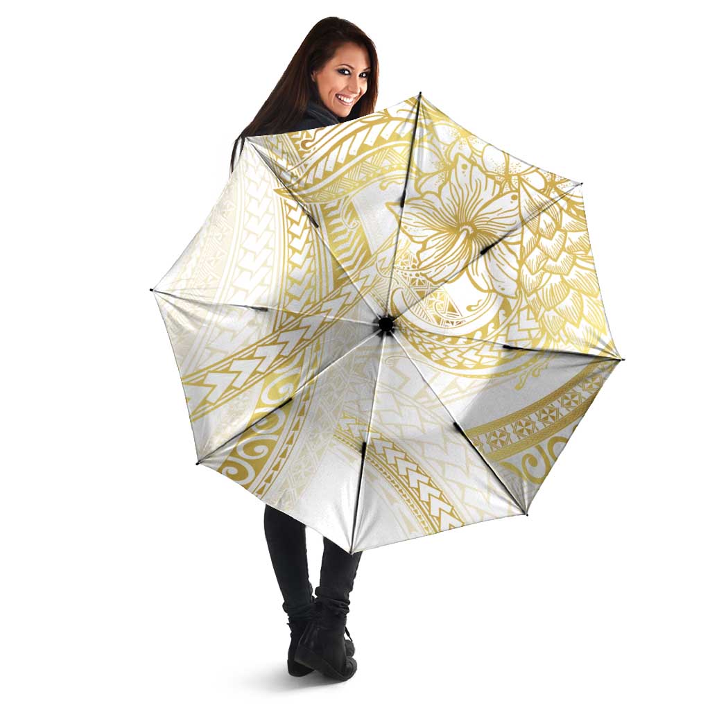 Samoa Lotu Tamaiti Gold Umbrella Teuila Tatau - Polynesian Pride