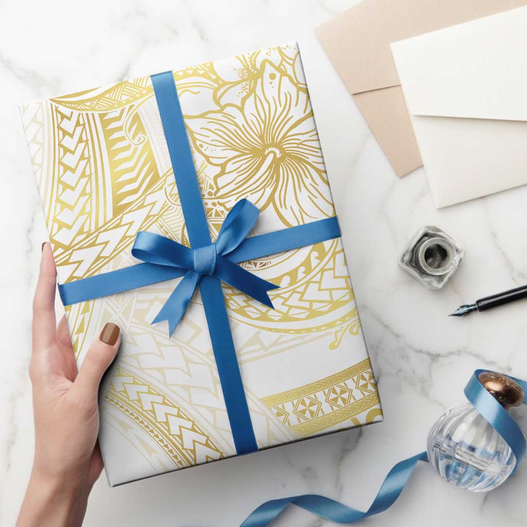 Samoa Lotu Tamaiti Gold Wrapping Paper Teuila Tatau