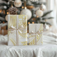 Samoa Lotu Tamaiti Gold Wrapping Paper Teuila Tatau