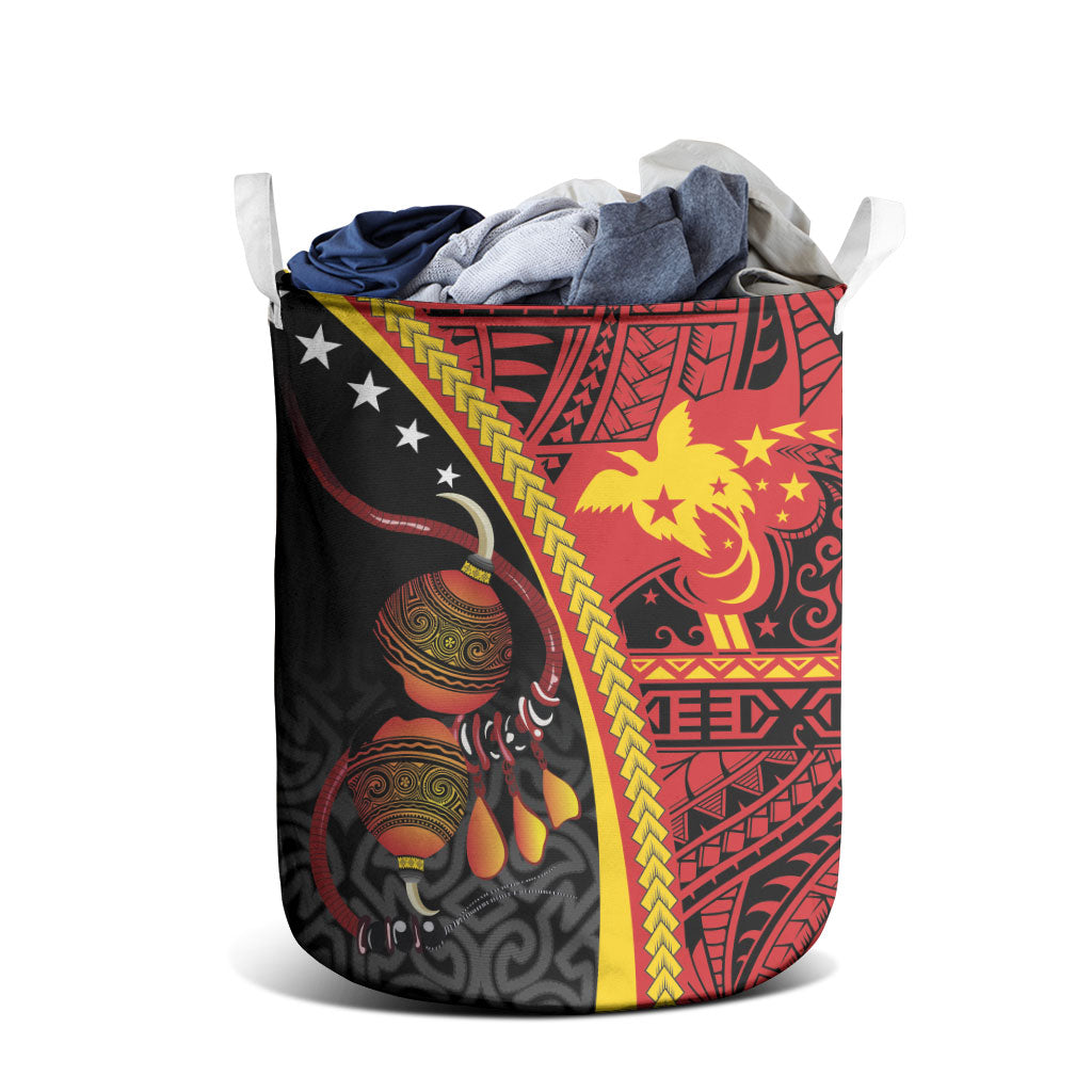 Papua New Guinea Independence Laundry Basket PNG Bagi and Lime Pot LT7 - Polynesian Pride