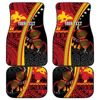 Papua New Guinea Independence Personalised Car Mats PNG Bagi and Lime Pot LT7 - Polynesian Pride