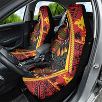 Papua New Guinea Independence Car Seat Cover PNG Bagi and Lime Pot LT7 - Polynesian Pride