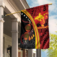 Papua New Guinea Independence Garden Flag PNG Bagi and Lime Pot LT7 House Flag Black - Polynesian Pride