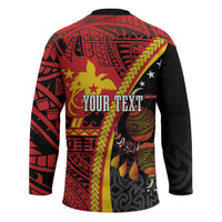 Papua New Guinea Independence Personalised Hockey Jersey PNG Bagi and Lime Pot LT7 - Polynesian Pride