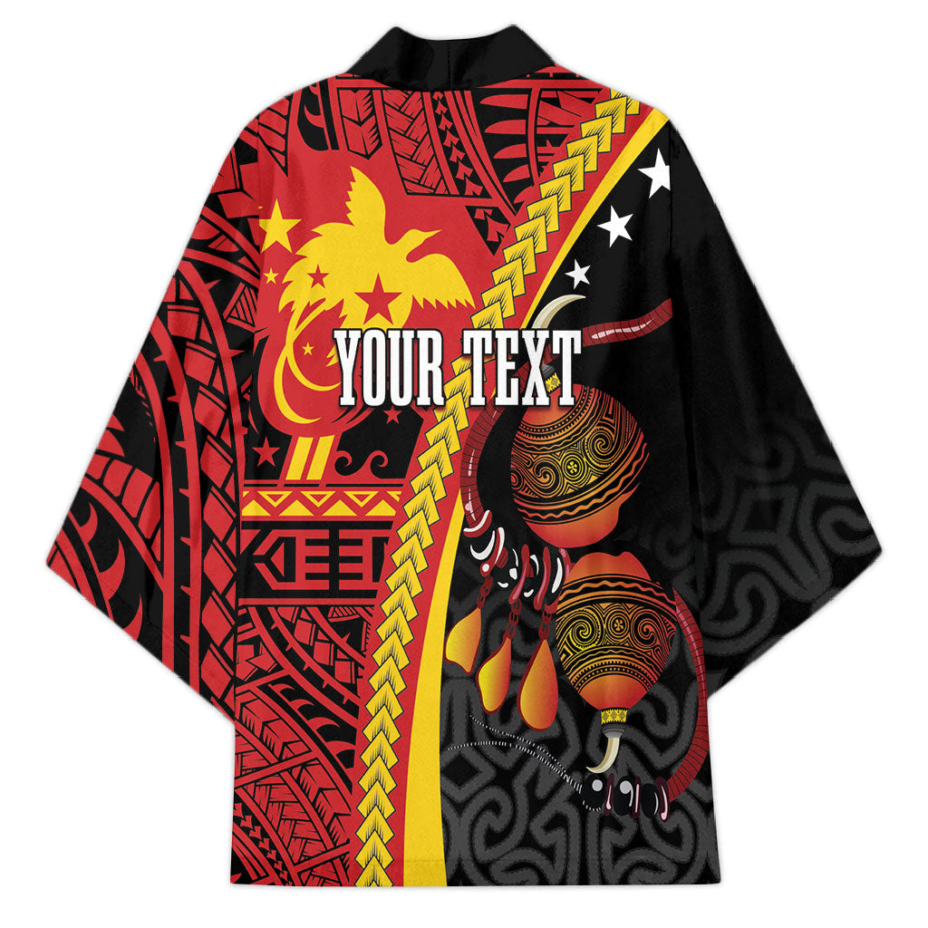 Papua New Guinea Independence Personalised Kimono PNG Bagi and Lime Pot LT7 - Polynesian Pride