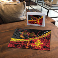 Papua New Guinea Independence Puzzle PNG Bagi and Lime Pot LT7 - Polynesian Pride
