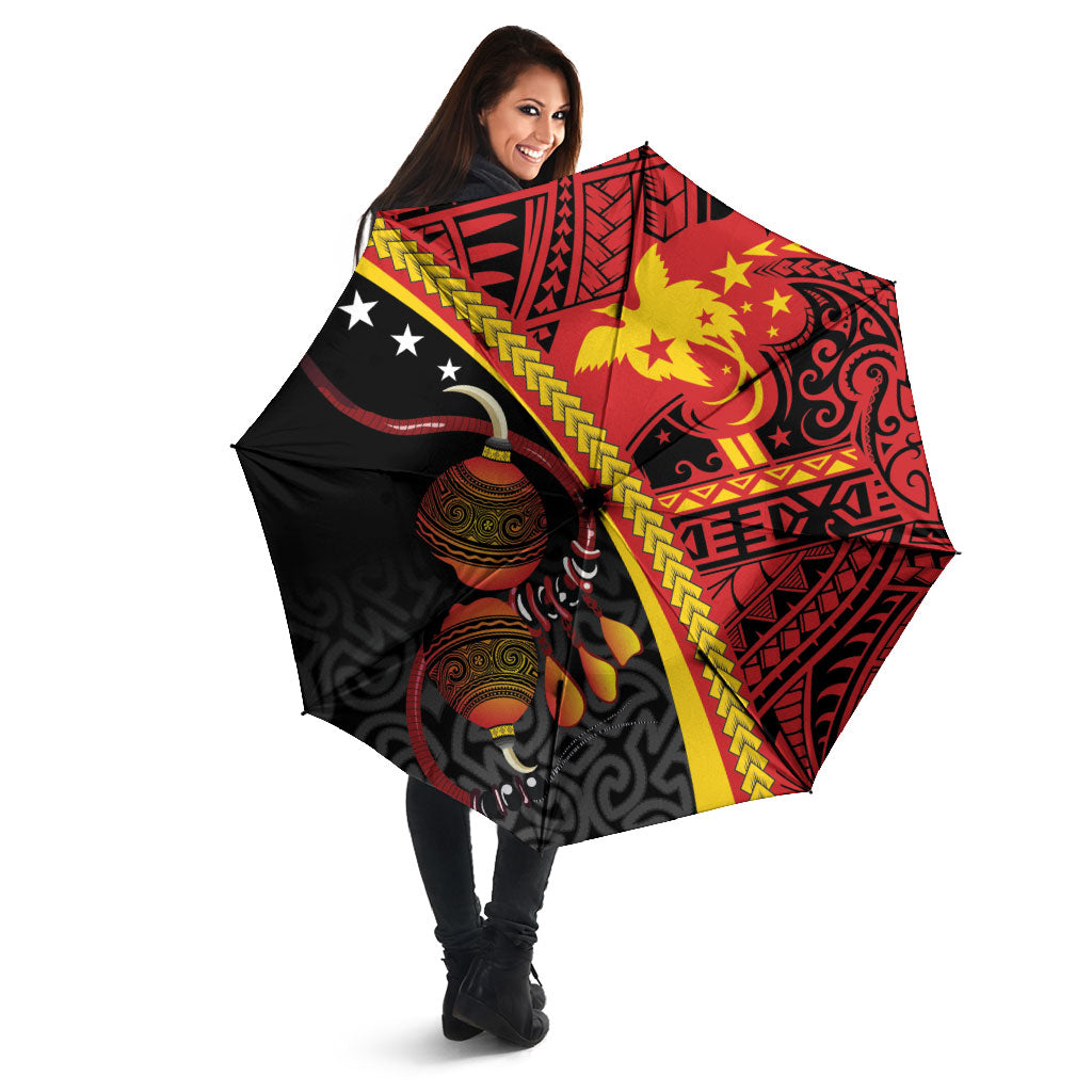 Papua New Guinea Independence Umbrella PNG Bagi and Lime Pot LT7 - Polynesian Pride