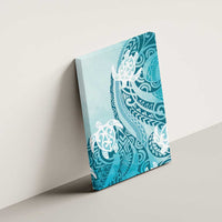 Polynesia Turtle Canvas Wall Art Watercolor Abstract Style LT7 - Polynesian Pride