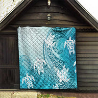 Polynesia Turtle Quilt Watercolor Abstract Style LT7 - Polynesian Pride