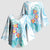 Sea Blue Polynesian Jellyfish Kimono Sleeve Blouse Watercolor Glows - Polynesian Pride