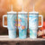 Sea Blue Polynesian Jellyfish Tumbler With Handle Watercolor Glows - Polynesian Pride