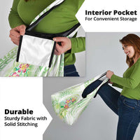 Summer Green Polynesian Jellyfish Grocery Bag Watercolor Glows LT7 - Polynesian Pride