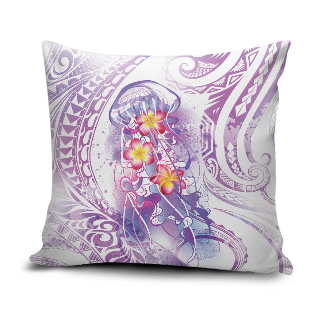 Lavender Polynesian Jellyfish Pillow Cover Watercolor Glows LT7 Lavender - Polynesian Pride