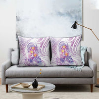 Lavender Polynesian Jellyfish Pillow Cover Watercolor Glows LT7 - Polynesian Pride