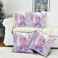 Lavender Polynesian Jellyfish Pillow Cover Watercolor Glows LT7 - Polynesian Pride