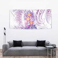 Lavender Polynesian Jellyfish Tapestry Watercolor Glows LT7 - Polynesian Pride