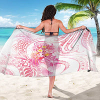 Rose Pink Polynesian Jellyfish Sarong Watercolor Glows LT7 - Polynesian Pride