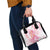 Rose Pink Polynesian Jellyfish Shoulder Handbag Watercolor Glows - Polynesian Pride