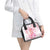 Rose Pink Polynesian Jellyfish Shoulder Handbag Watercolor Glows - Polynesian Pride