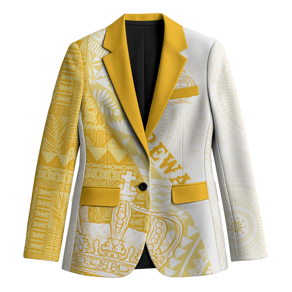 Queen Victoria School Fiji Vulinitu Rewa House Blazer Masi Tapa