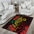 Vanuatu Meri Krismas Area Rug Conch Shell Tribal Art