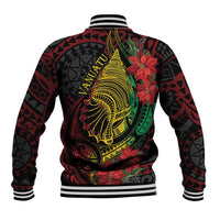 Vanuatu Meri Krismas Baseball Jacket Conch Shell Tribal Art LT7 - Polynesian Pride