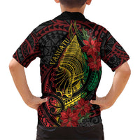 Vanuatu Meri Krismas Kid Hawaiian Shirt Conch Shell Tribal Art LT7 - Polynesian Pride