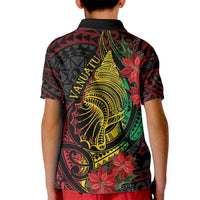 Vanuatu Meri Krismas Kid Polo Shirt Conch Shell Tribal Art LT7 - Polynesian Pride