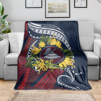Samoa Moso'oi Flowers Tatau Blanket Festive National Color LT7 - Polynesian Pride
