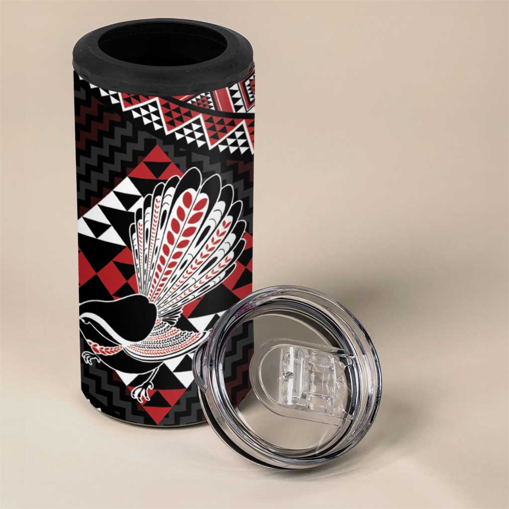 Taniko Aotearoa 4 in 1 Can Cooler Tumbler Poutama Mix Piwakawaka