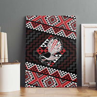 Taniko Aotearoa Canvas Wall Art Poutama Mix Piwakawaka