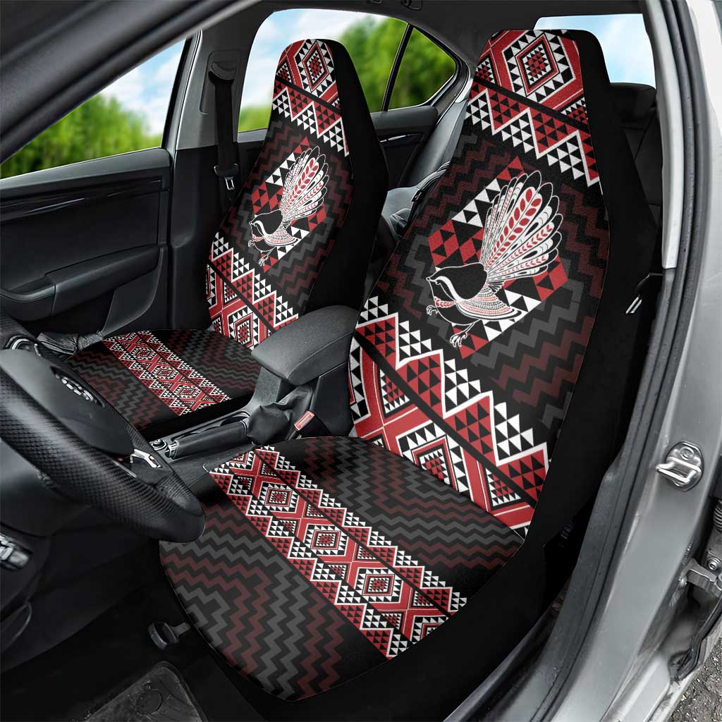 Taniko Aotearoa Car Seat Cover Poutama Mix Piwakawaka