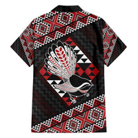 Taniko Aotearoa Family Matching Long Sleeve Bodycon Dress and Hawaiian Shirt Poutama Mix Piwakawaka LT7 - Polynesian Pride