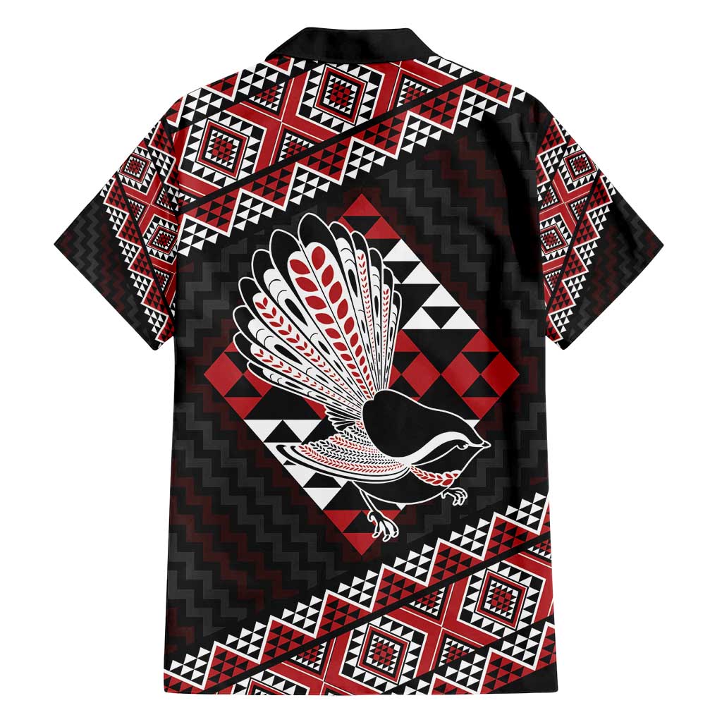 Taniko Aotearoa Family Matching Tank Maxi Dress and Hawaiian Shirt Poutama Mix Piwakawaka LT7 - Polynesian Pride