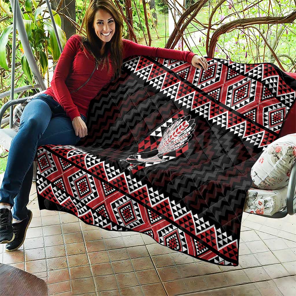 Taniko Aotearoa Quilt Poutama Mix Piwakawaka LT7 - Polynesian Pride
