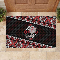 Taniko Aotearoa Rubber Doormat Poutama Mix Piwakawaka