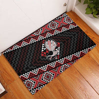 Taniko Aotearoa Rubber Doormat Poutama Mix Piwakawaka
