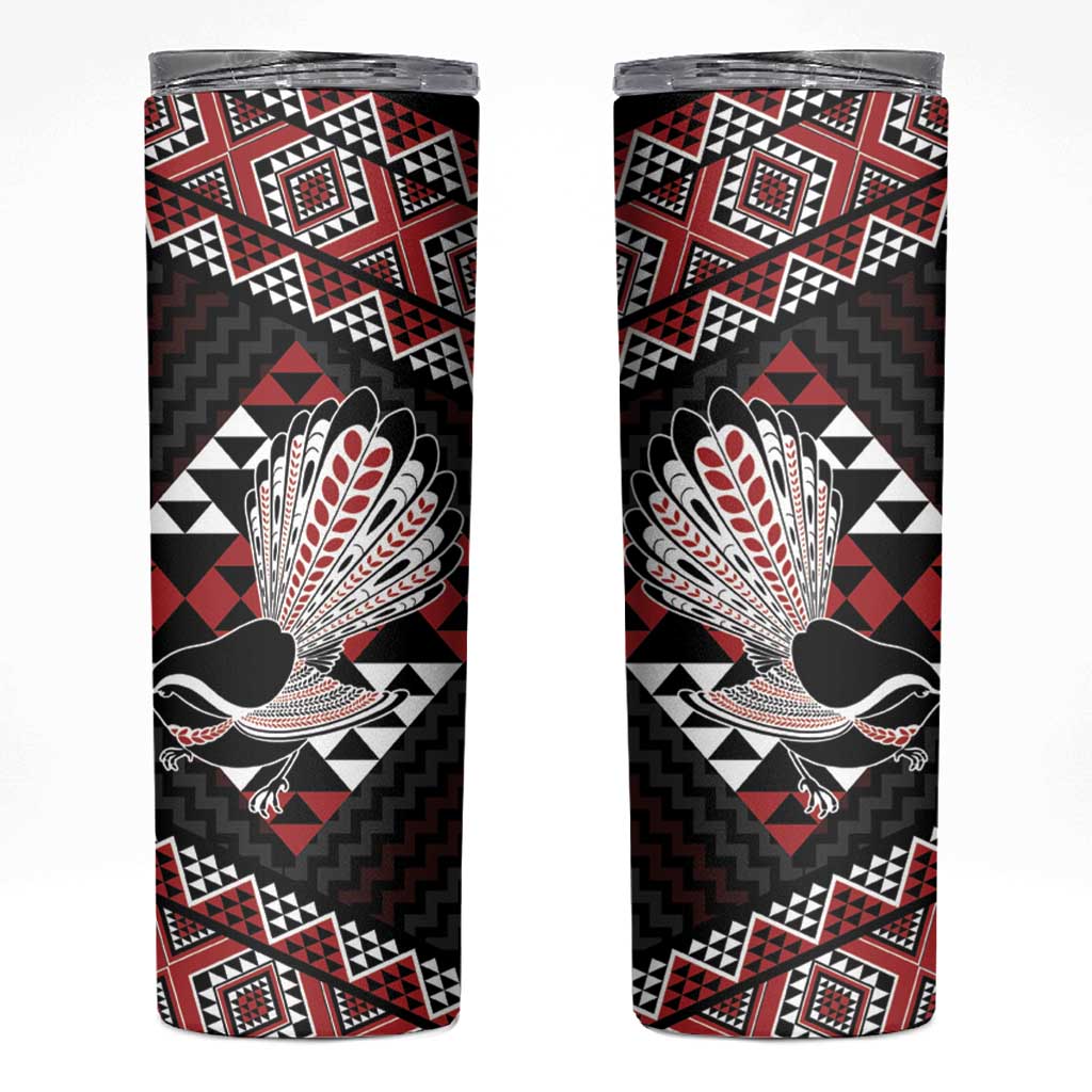 Taniko Aotearoa Skinny Tumbler Poutama Mix Piwakawaka