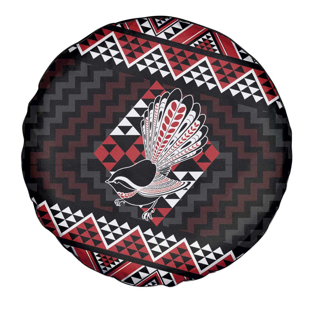 Taniko Aotearoa Spare Tire Cover Poutama Mix Piwakawaka