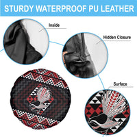 Taniko Aotearoa Spare Tire Cover Poutama Mix Piwakawaka