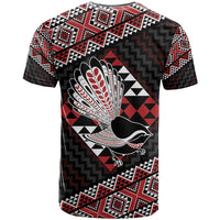 Taniko Aotearoa T Shirt Poutama Mix Piwakawaka LT7 - Polynesian Pride