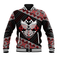 Taniko Aotearoa Baseball Jacket Poutama Mix Piwakawaka - Ver02