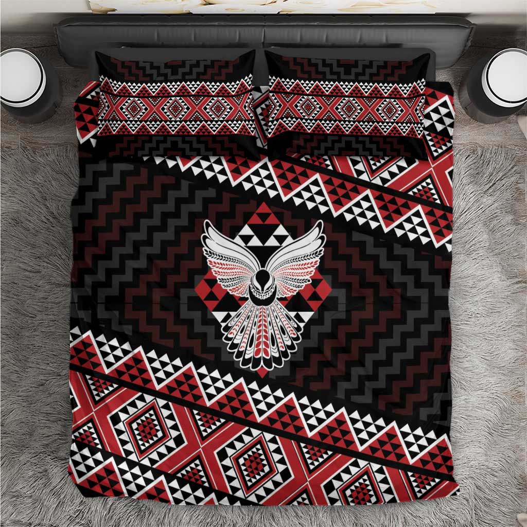 Taniko Aotearoa Bedding Set Poutama Mix Piwakawaka - Ver02