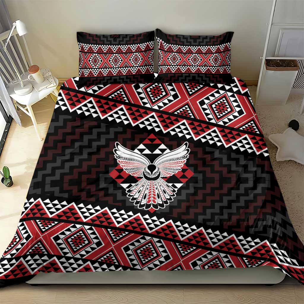 Taniko Aotearoa Bedding Set Poutama Mix Piwakawaka - Ver02