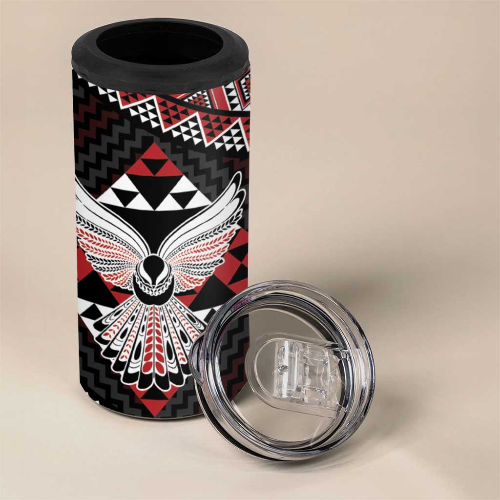 Taniko Aotearoa 4 in 1 Can Cooler Tumbler Poutama Mix Piwakawaka - Ver02