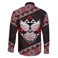Taniko Aotearoa Family Matching Off Shoulder Short Dress and Hawaiian Shirt Poutama Mix Piwakawaka - Ver02 LT7 - Polynesian Pride