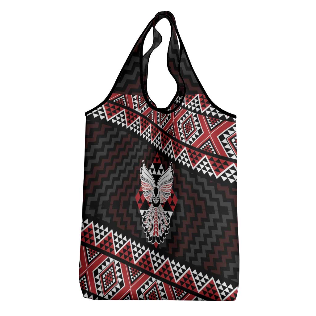 Taniko Aotearoa Grocery Bag Poutama Mix Piwakawaka - Ver02