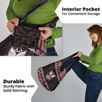 Taniko Aotearoa Grocery Bag Poutama Mix Piwakawaka - Ver02