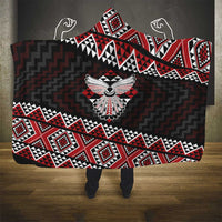 Taniko Aotearoa Hooded Blanket Poutama Mix Piwakawaka - Ver02