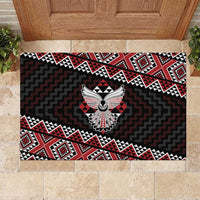 Taniko Aotearoa Rubber Doormat Poutama Mix Piwakawaka - Ver02